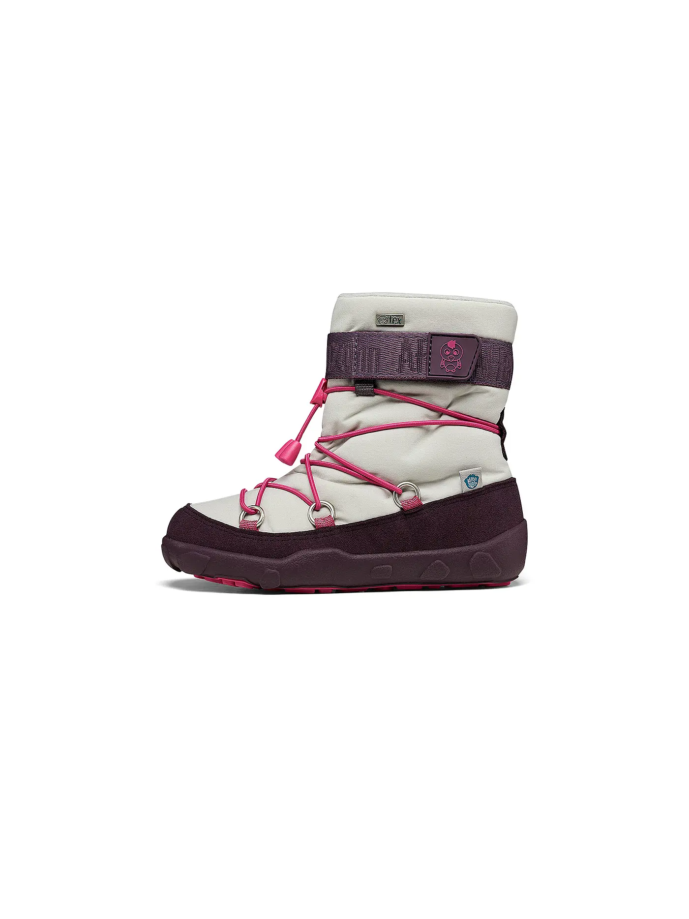AFFENZAHN | Kinder Winterstiefel SNOWY EULE | grau